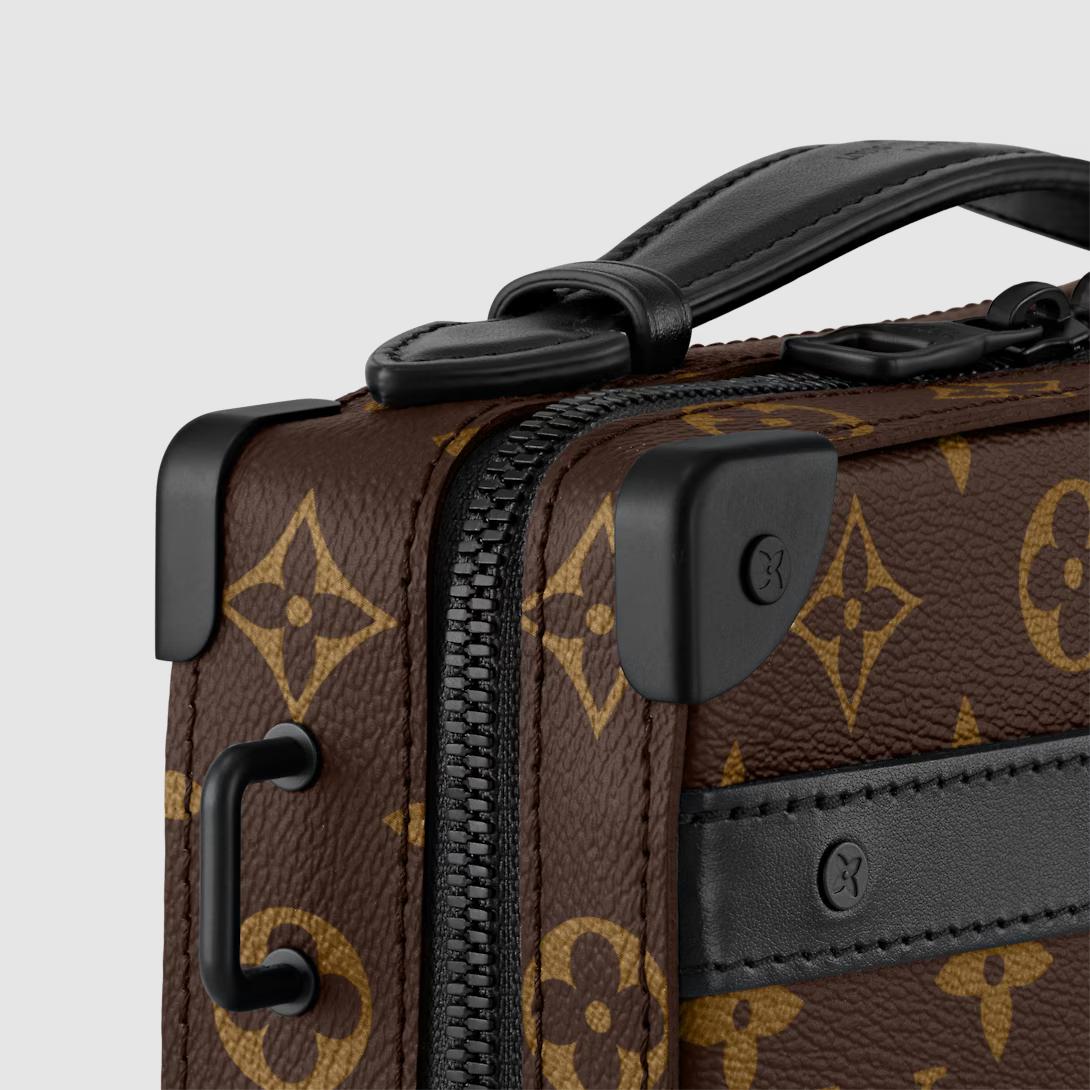 Túi Louis Vuitton Handle Soft Trunk Monogram Macassar Nam Nâu